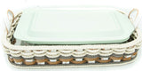 Foxcreek Baskets Casserole Tray 9x13-Cottage Grey, view 5