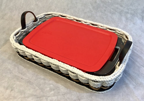 Foxcreek Baskets Casserole Tray 9x13-Cottage Black
