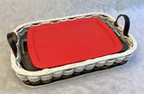 Foxcreek Baskets Casserole Tray 9x13-Cottage Black, view 4