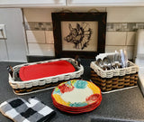 Foxcreek Baskets Casserole Tray 9x13-Cottage Black, view 6