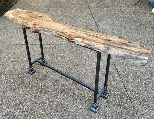 Foxcreek Baskets Live Edge Ambrosia Maple Entryway