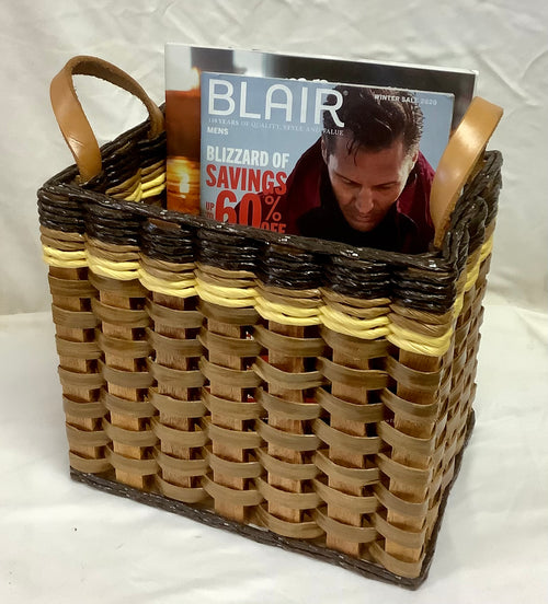 Foxcreek Baskets Bathroom Magazine Holder Basket