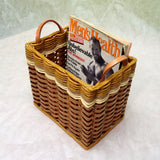 Foxcreek Baskets Bathroom Magazine Holder Basket, view 3
