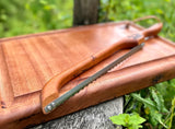 Foxcreek Baskets Gold level Sourdough Bread knife/ Beef Brisket Mahogany Bow Knife, view 4