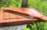 Foxcreek Baskets Ultimate Sourdough Bread/ Beef Brisket Mahogany Fractal Burnt Bow Knife and Mahogany Fractal Burnt Cutting Board Set, view 6