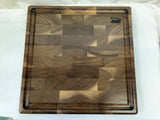 Foxcreek Baskets Cutting board-Black Walnut End Grain w/drip trail, view 3