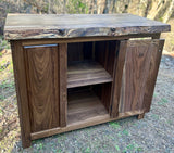 Foxcreek Baskets Black Walnut Kitchen Island with Live Edge Ambrosía Maple Slab, view 5