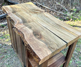 Foxcreek Baskets Black Walnut Kitchen Island with Live Edge Ambrosía Maple Slab, view 6