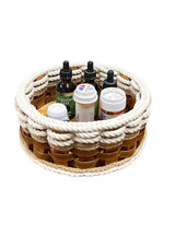 Foxcreek Baskets 8 inch Lazy Susan Basket-Bohemian, view 2