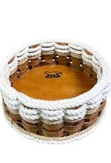 Foxcreek Baskets 8 inch Lazy Susan Basket-Bohemian, view 4