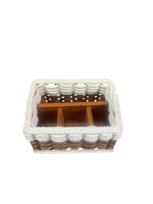 Foxcreek Baskets Silverware Basket- Bohemian