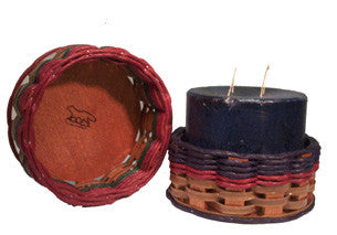 Foxcreek Baskets Candle Basket 6"