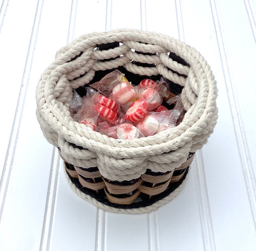 Foxcreek Baskets Candy Basket- Cottage Black