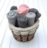 Foxcreek Baskets Candy basket-Cottage Grey, view 2