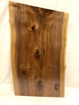 Foxcreek Baskets Charcuterie Board-Thin Black Walnut with Live Edge, view 2