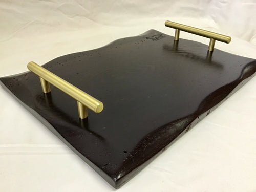 Foxcreek Baskets Charcuterie Board-Wenge Wood w/waned edge