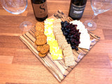 Foxcreek Baskets Charcuterie Board-Zebra Wood w/waned edge, view 4