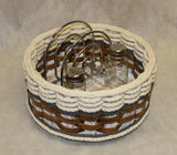 Foxcreek Baskets 9 inch Lazy Susan Basket--Cottage Grey, view 3