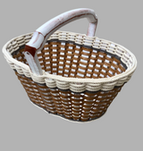 Foxcreek Baskets Fireside Basket- Cottage Grey, view 5