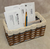 Foxcreek Baskets Mail Organizer--Cottage Grey, view 4