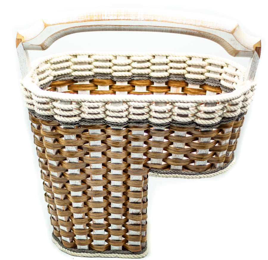 Foxcreek Baskets Step Basket-Cottage Grey large