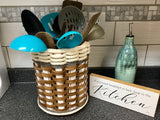 Foxcreek Baskets Utensil Lazy Susan--Grey Cottage, view 2