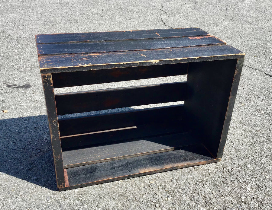 Foxcreek Baskets Crate- solid Mahogany
