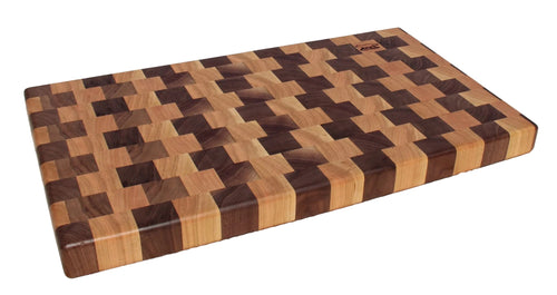 Foxcreek Baskets Cutting board-Black Walnut and Cherry end grain