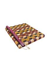 Foxcreek Baskets Cutting Board-Colors on Display End Grain Exotic Woods Cutting Board, view 4