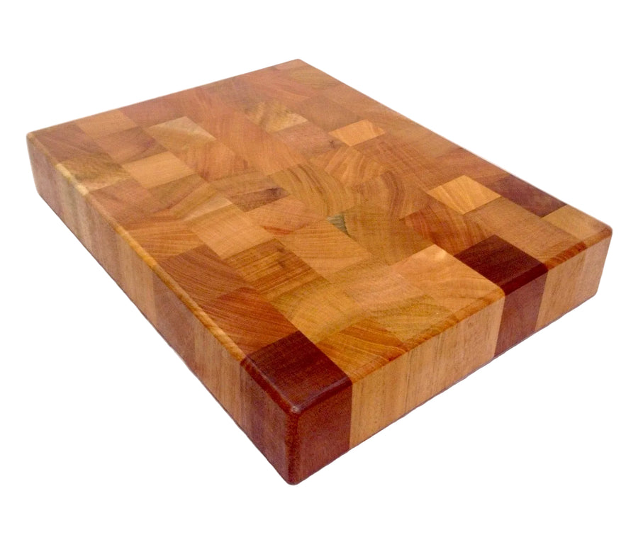 Foxcreek Baskets Cutting Board- End Grain Mahogany Cutting Board