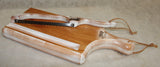 Foxcreek Baskets Cutting Board-Farmhouse Mahogany Board w/handle and Bow Knife, view 3