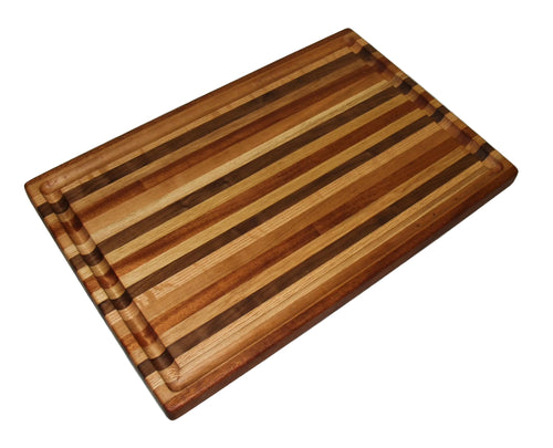 Foxcreek Baskets Cutting board-- Small Stripes
