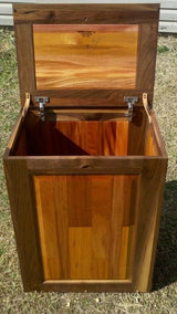 Foxcreek Baskets Dog/Cat Food Bin-black walnut and mahogany, view 2