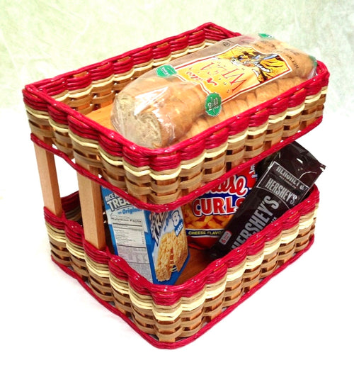Foxcreek Baskets Double Bread and Pastry Basket