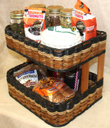 Foxcreek Baskets Double Bread and Pastry Basket, view 3