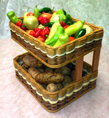 Foxcreek Baskets Double Bread and Pastry Basket, view 4