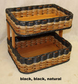 Foxcreek Baskets Double Bread and Pastry Basket, view 6