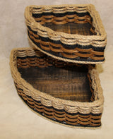 Foxcreek Baskets Double Corner Basket-Shabby Chic Collection, view 5