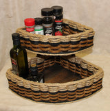 Foxcreek Baskets Double Corner Basket-Shabby Chic Collection, view 6