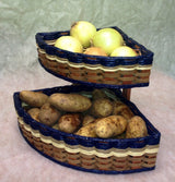 Foxcreek Baskets Double Corner Basket, view 4