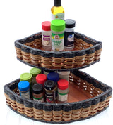 Foxcreek Baskets Double Corner Basket, view 6