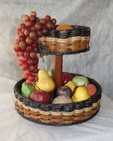 Foxcreek Baskets Double Lazy Susan Basket, view 2