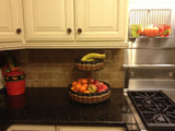 Foxcreek Baskets Double Lazy Susan Basket, view 3