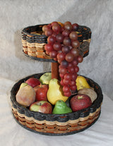 Foxcreek Baskets Double Lazy Susan Basket, view 4