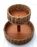 Foxcreek Baskets Double Lazy Susan Basket, view 5