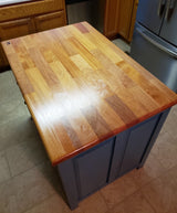 Foxcreek Baskets Farmhouse Island Drawers Galore 30x36, view 5