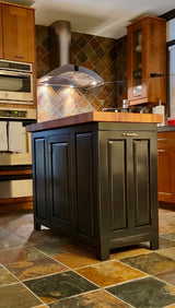 Foxcreek Baskets Farmhouse Island- 22x44 Enclosed w/ tilt out trash can, view 3