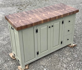 Foxcreek Baskets Farmhouse Island-22x54 Black Walnut End Grain Butcher Block, view 2