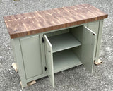Foxcreek Baskets Farmhouse Island-22x54 Black Walnut End Grain Butcher Block, view 4