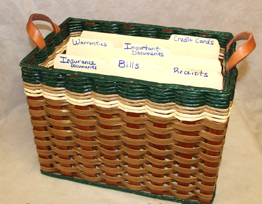 Foxcreek Baskets File Organizer Basket